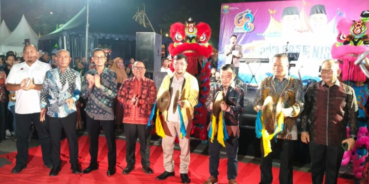 Gubernur Al Haris Buka Car Free Night HUT Provinsi Jambi 2025