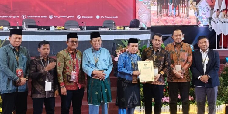 Ditetapkan KPU Jadi Gubernur Terpilih, Al Haris: Tidak Ada Lagi Timses yang Ada Tim Pembangunan Jambi ke Depan