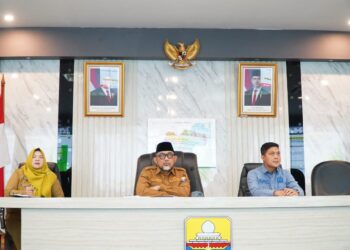 Sekda Sudirman Ikuti Zoom Meeting Bersama Mendagri Terkait Pelantikan Kepala Daerah
