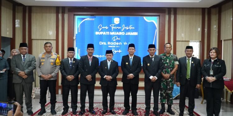 Al Haris Hadiri Sertijab Bupati dan Wakil Bupati Muaro Jambi BBS dan Junaidi Mahir