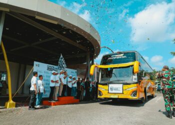 Senyum Bahagia 1.020 Peserta Mudik PTPN IV PalmCo ke Berbagai Kota di Indonesia