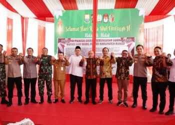 Gubernur Al Haris Hadiri Deklarasi PSU Pilkada Damai Bungo 2025