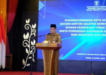 Wagub Sani Dukung Pengembangan Kekayaan Intelektual Melalui Kanwil Kementerian Hukum Jambi
