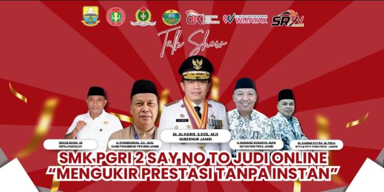 Dijadwalkan Gubernur Jambi Hadiri Talkshow “Tolak Judi Online”