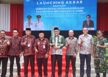 Sekda Sudirman Apresiasi Wali Kota Jambi Tingkatkan Perlindungan Terhadap Tenaga Kerja