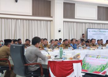 Hadiri Rakor Ketahanan Pangan, Wagub Sani Tegaskan Pentingnya Sinergitas Lintas Sektoral