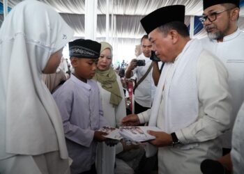 Berbagi Kebahagiaan, Pemprov Jambi Santuni 2.100 Anak Yatim Piatu