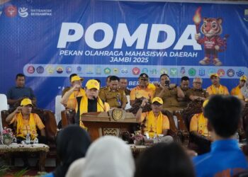 Buka POMDA 2025, Gubernur Al Haris: Potensi Atlit Jambi Luar Biasa