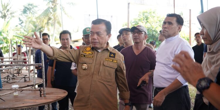 Gubernur Al Haris Tinjau Kesiapan Koperasi Merah Putih Tangkit Baru
