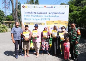 Lewat PTPN I Regional 1, Holding Perkebunan Nusantara Gelar Pasar Murah Beras SPHP di Tanjung Morawa
