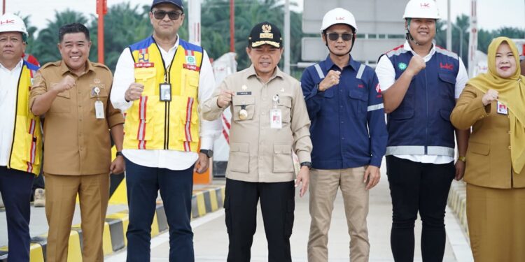 Gubernur Al Haris Tinjau Progres Jalan Tol Pijoan – Sebapo – Bayung Lencir