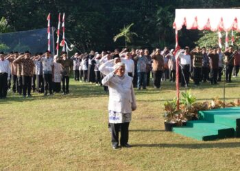 Holding Perkebunan Nusantara melalui PTPN I Regional 3 Gelar Upacara HUT RI ke-80 di Kampoeng Kopi Banaran