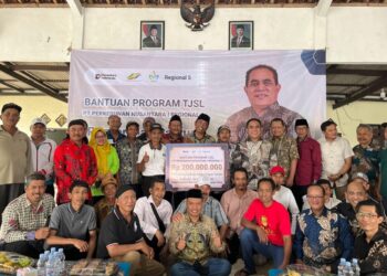 Holding Perkebunan Nusantara Dukung Ketahanan Pangan lewat Bantuan Pembangunan Irigasi PTPN I Regional 5 di Blitar