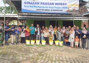 Dukung Stabilitas Harga, Holding Perkebunan Nusantara Salurkan Beras SPHP lewat Pasar Murah PTPN I Regional 7