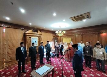 Wagub Abdullah Sani Lantik 4 Kepala OPD Pemprov Jambi, Berikut Nama-Namanya