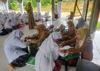 Puskesmas Tempino Ajak Ibu Hamil Ikuti Kelas Ibu Hamil di Desa Suka Damai