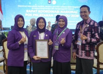 Hj. Hesti Haris Harumkan Provinsi Jambi pada Lomba TP Posyandu Nasional