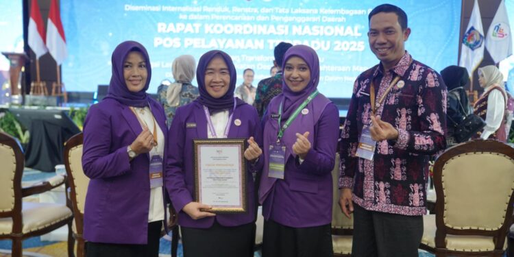 Hj. Hesti Haris Harumkan Provinsi Jambi pada Lomba TP Posyandu Nasional