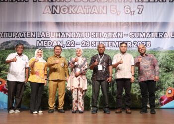 Holding Perkebunan Nusantara Dorong Sawit Rakyat Produktif, PT RPN Latih 99 Pekebun Labusel