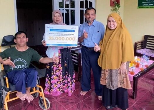 Wujud Kepedulian Sosial, Holding Perkebunan Nusantara Melalui PTPN I Regional 3 Dukung Mobilitas Penyandang Disabilitas