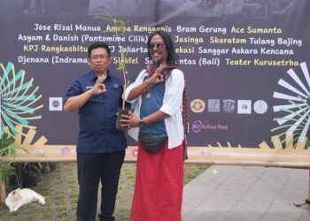 Holding Perkebunan Nusantara Dukung Gerakan Hijau, PTPN I Bagikan 350 Bibit Bambu di Rekkam Art Festival 2025