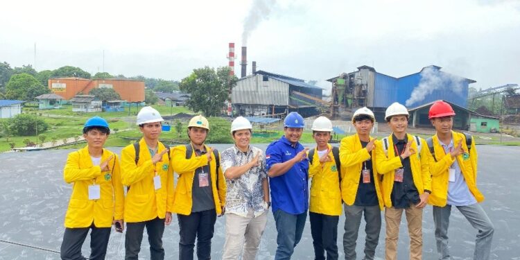 Mahasiswa Unilak Kunjungi PKS Lubuk Dalam, Holding Perkebunan Nusantara Tunjukkan Inovasi Limbah Sawit Jadi Energi