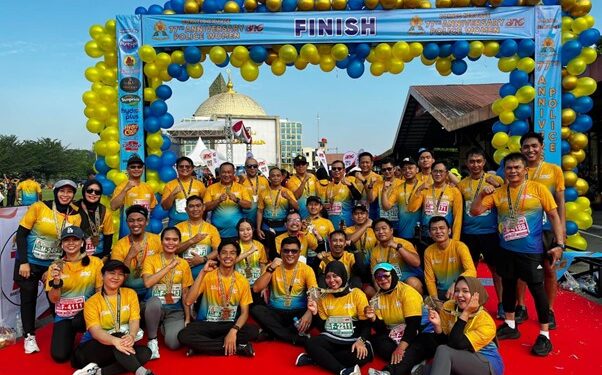 Semarak POLICE Women Fun Run, Club GO RUN PTPN IV Regional V Hadirkan Energi Positif Holding Perkebunan Nusantara