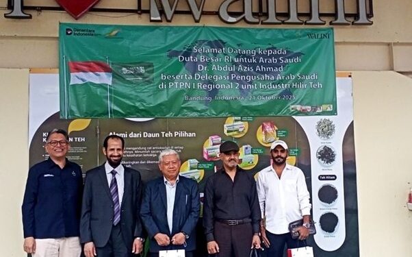 Holding Perkebunan Nusantara Dorong Ekspansi Teh Walini PTPN I ke Pasar Timur Tengah