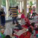 KEMERIAHAN HARI KEDUA: Ratusan Siswa TK Padati Balai Adat Jambi untuk Lomba Mewarnai