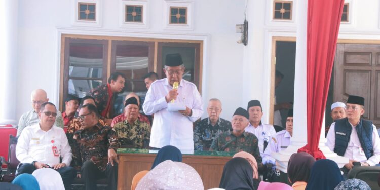 Wagub Sani Apresiasi Pemberian Infaq dan Shodaqoh PUSKUD Provinsi Jambi