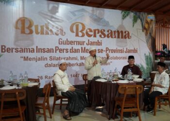 Gubernur Al Haris Minta Kolaborasi Pemprov dengan Insan Pers Ditingkatkan dalam Membangun Jambi