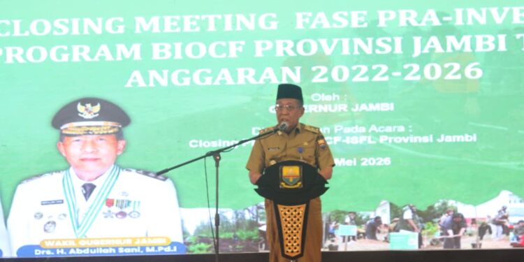 Provinsi Jambi Miliki Peran sebagai Pionir Pertumbuhan Hijau Nasional dan Global