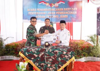 Pemprov Hibahkan Lahan untuk Pembangunan KODAM Provinsi Jambi