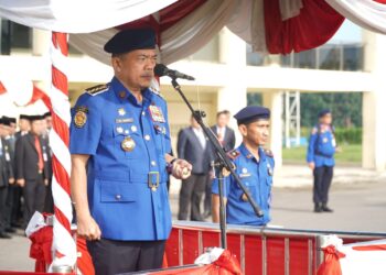 Pimpin Upacara HUT Damkar ke-107, Satpol PP ke-76 dan Satlinmas ke-64, Gubernur Al Haris: Momentum Meningkatkan Pelayanan Kepada Masyarakat