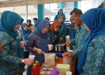 Kunjungi Rumah Dilan Madani, Hesti Haris Apresiasi Produk UMKM Binaan TP PKK Kabupaten Tanjung Jabung Barat