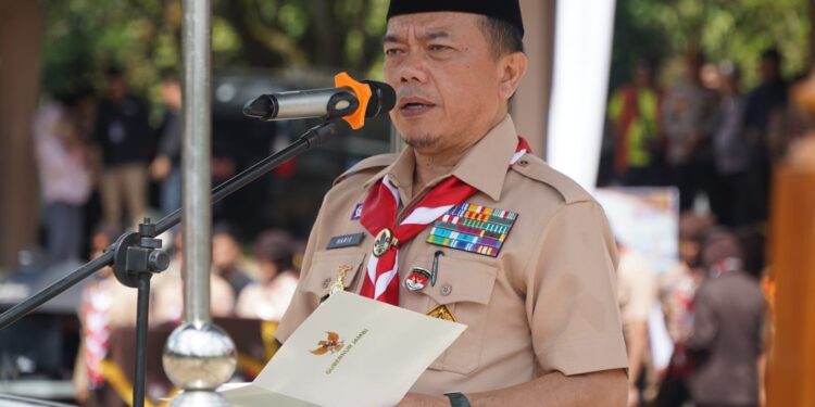 Buka Jambore Daerah Pramuka Jambi, Gubernur Al Haris: Sebagai Wadah Mengasah Wawasan, Kepemimpinan dan Kemandirian
