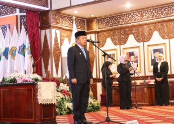 Kukuhkan Pejabat BPKP, Gubernur Al Haris Pertegas Komitmen Bersama Kawal Keuangan Daerah