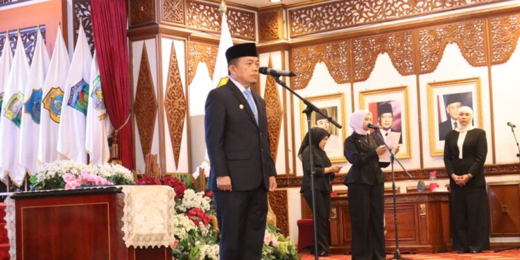 Kukuhkan Pejabat BPKP, Gubernur Al Haris Pertegas Komitmen Bersama Kawal Keuangan Daerah