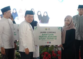Gelar 10 Muharram 1448 H/2026 M, Pemprov Jambi Beri Santunan kepada 2000 Anak Yatim dan Difabel