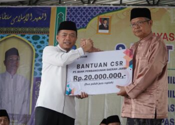 CSR Bank 9 Jambi Rp20 Juta Mengucur ke Ponpes Sulthon Fattah Merangin