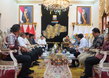 Gubernur Al Haris Terima Audiensi Komisaris Utama PT Jasa Raharja
