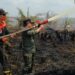 Turun Langsung Padamkan Karhutla di Air Merah, Gubernur Al Haris: Api Sudah 3 Hari, Gambut Sulit Dipadamkan