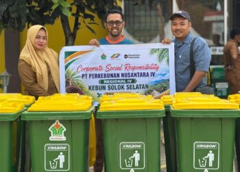 Destinasi Wisata Solsel Kinclong, PTPN IV Regional IV Sebar 10 Tong Sampah