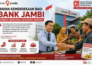 Makna Kemerdekaan bagi Bank 9 Jambi: Tumbuh Bersama Ekonomi Daerah