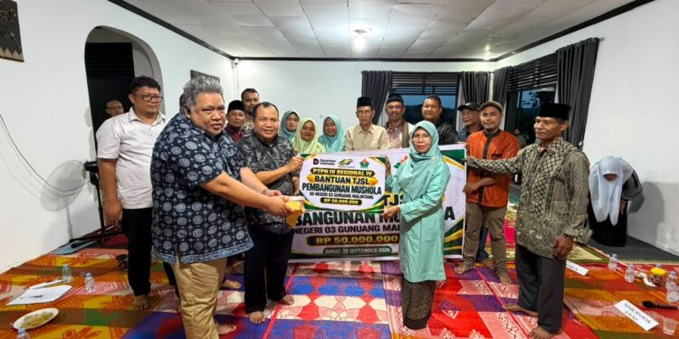 Dukung Pendidikan dan Pembinaan Karakter Siswa, PTPN IV Regional IV Bantu Pembangunan Mushola SDN 03 Gunuang Malintang