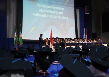 Hadiri Wisuda XLIV Poltek STIA LAN Bandung, Al Haris: Alumni Harus Memberikan yang Terbaik untuk Bangsa