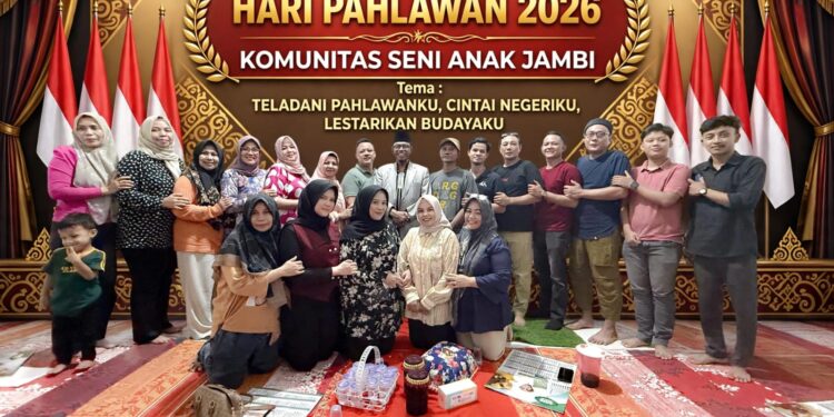 Peringati Hari Pahlawan 2026, Komunitas Seni Anak Jambi Siap Gelar 6 Perlombaan Seni Budaya Bertema Pahlawan