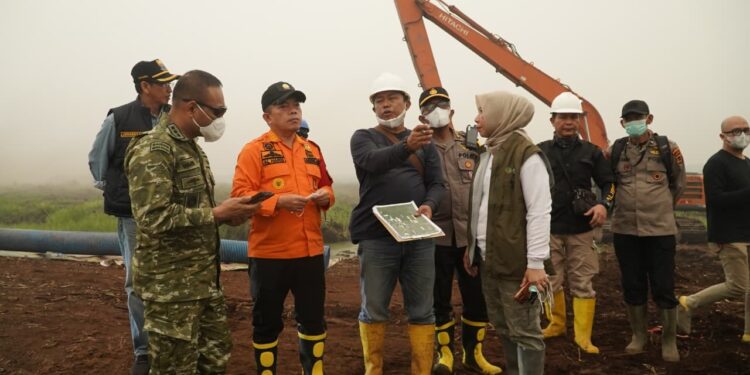 Tinjau Karhutla di TN Berbak Sembilang dan Tahura, Al Haris Apresiasi Perjuangan Petugas