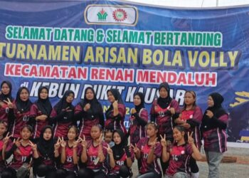 Dukung Potensi Olahraga Perempuan, PTPN IV Regional IV Kebun Bukit Kausar Sukses Gelar Turnamen Bola Voli Putri se-Kecamatan Renah Mendaluh